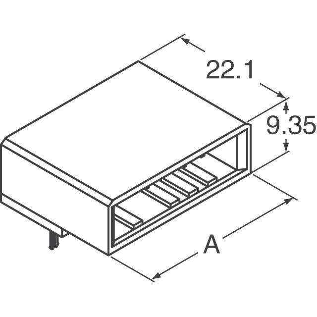 1-316130-5 TE Connectivity AMP Connectors  Embases à broches mâles
